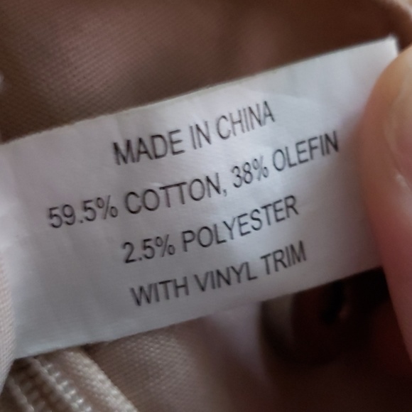 Cotton blend straw bag. - Picture 5 of 6